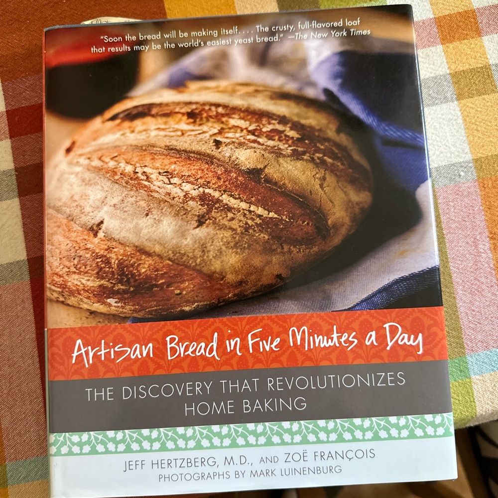 Artisan Bread in Five Minutes A Day by Jeff Hertzberg and Zoë François